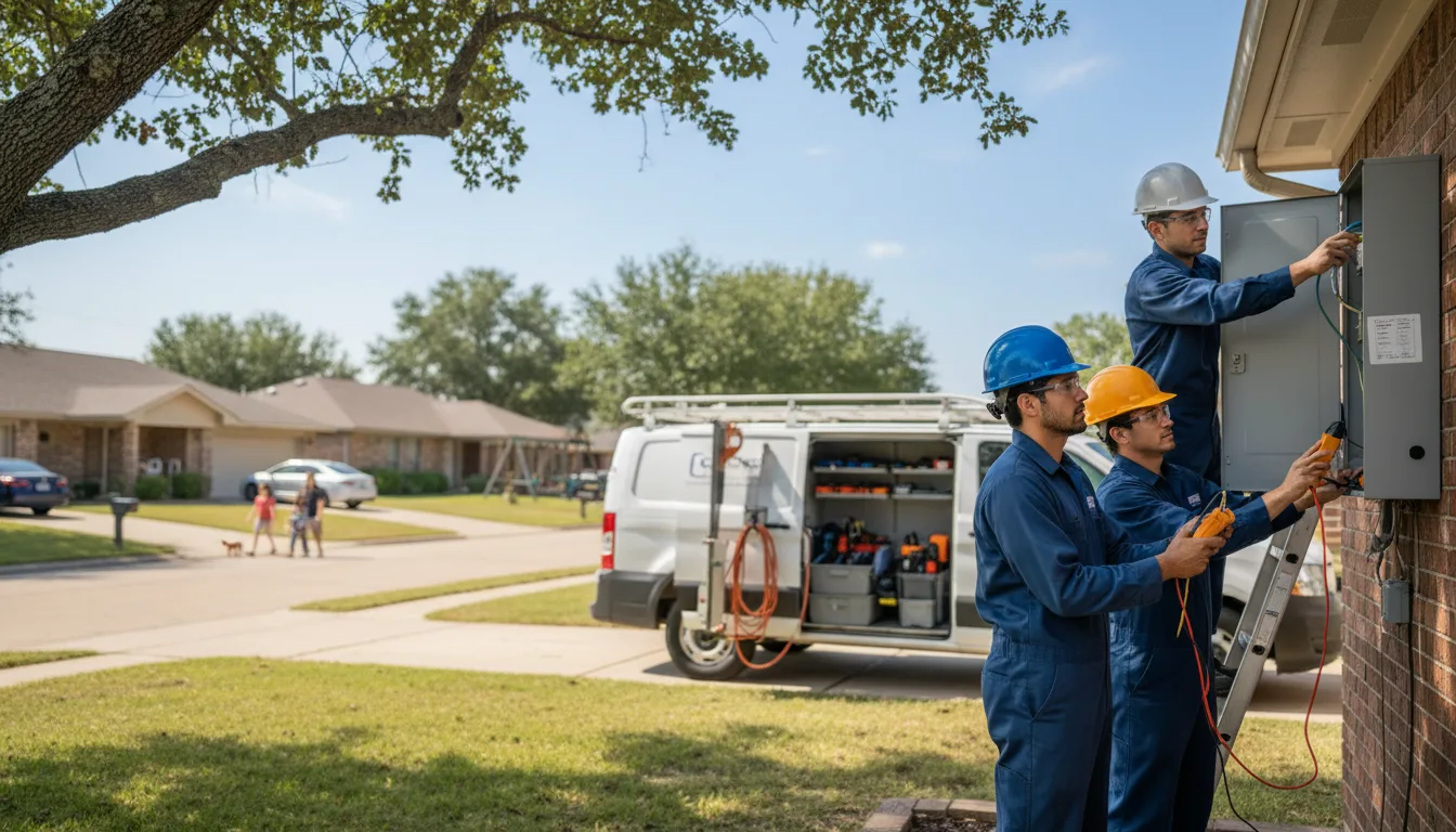 Certified electrician providing emergency electrical services in Telford, TN